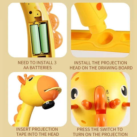 Led Art Drawing Projector Table