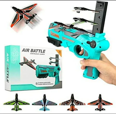 Air Battle GunToy Catapult Plane Toy Airplane