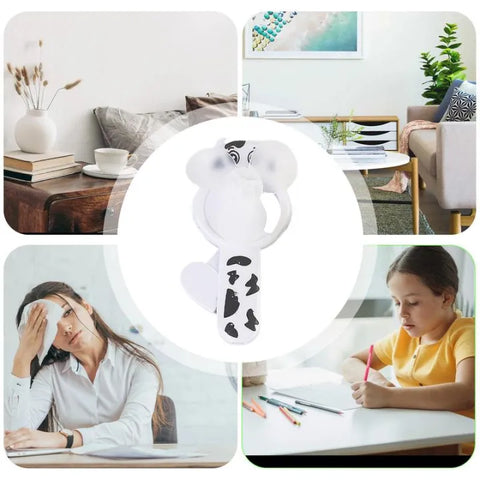 Portable Fan No Batteries Needed Summer Cartoon Mini Cooling Fan