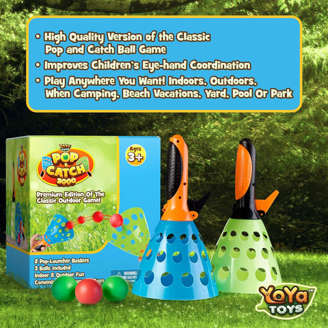 YoYa Toys Pop and Catch Ball Game - Sports & Outdoor Play Toys