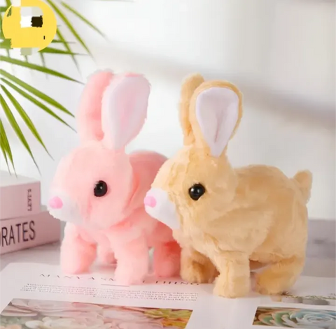 Walking Rabbit Toy | Interactive Plush Pet