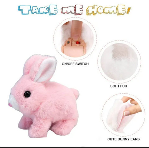 Walking Rabbit Toy | Interactive Plush Pet