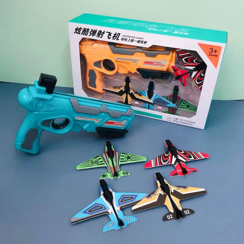 Air Battle GunToy Catapult Plane Toy Airplane