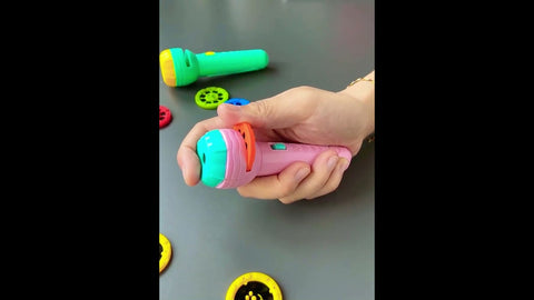 Projector Flashlight for Kids - 3 Reels Early Childhood Educational Toy